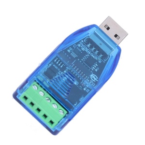 USB na RS485 RS422 Konverter Adapter CH340 Industrijski sa Terminalima i LED Indikacijom - Img 2