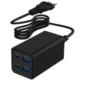 USB punjač 4-porta fast charger GaN 65W