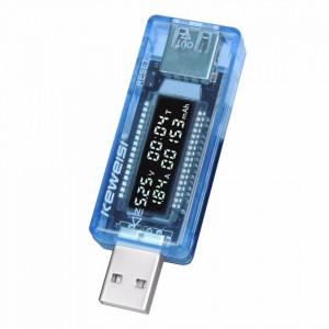 USB Tester Keweisi KWS-V20 – Merač Napona, Struje i Kapaciteta - Img 3