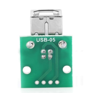 USB Tip-B Ženski na DIP 4-pin Adapter Pločica 2.54mm - Breakout Modul - Img 5