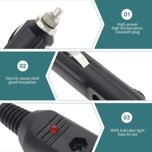 Utikač za auto upaljač 12V / 24V sa osiguračem i LED diodom - Img 9
