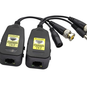 Video Balun Pasivni Set 8MP 4K - Prenos Video Signala i Napajanja (BNC na RJ45)