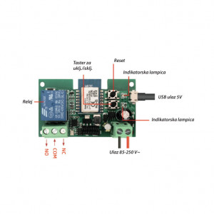 WiFi smart relejni prekidač 1CH - Img 3