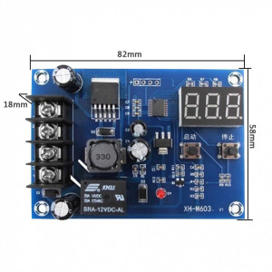 XH-M603 Modul za Kontrolu Punjenja Baterija i Akumulatora 12V-24V - Img 6