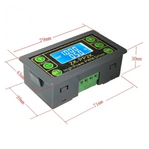 ZK-PP2K PWM i PULSE Regulator Brzine DC Motora i Generator Signala sa LCD ekranom 8A 150W - Img 7