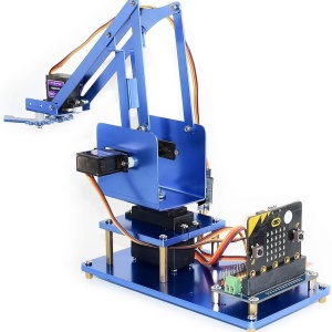4-DOF Edukativna Metalna Robotska Ruka sa Servo Driverom - Kit za micro:bit - Img 8