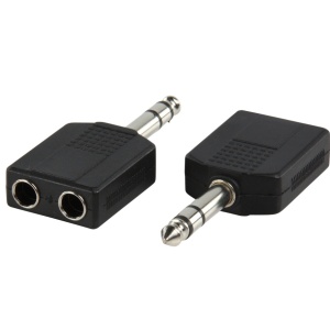 Adapter 6.3mm ST M-2x6.3mm ST F