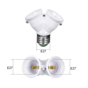 Adapter za sijalično grlo sa E27 na 2xE27 – Razdelnik za dve sijalice - Img 6