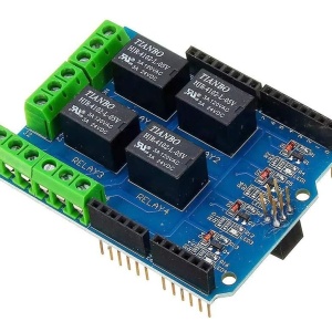 Arduino 4-kanalni Relej Modul 5V (Shield) - Img 1