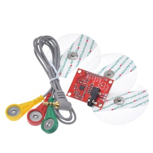 Arduino EKG senzor kit AD8232 modul sa elektrodama - komplet za praćenje rada srca