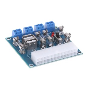 ATX Adapter Modul HU-M28W za Napajanje sa USB-om (24-pin Breakout Board) - Modul za Laboratorijsko Napajanje od PC ATX kućišta - Img 3