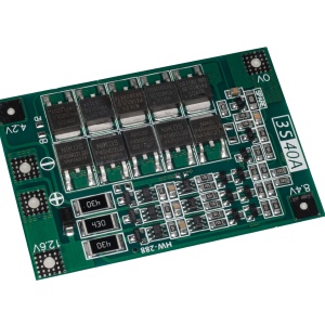 BMS Zaštita 3S 40A 12.6V za Li-ion 18650 Baterije sa Balansiranjem