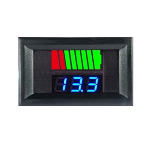 Digitalni indikator napunjenosti baterije i LED voltmetar 12V-60V - Img 2