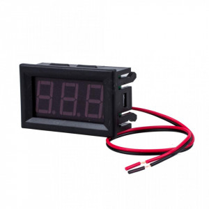 Digitalni mini ugradni voltmetar 4.5-30V DC plavi LED
