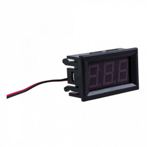Digitalni mini ugradni voltmetar 4.5-30V DC zeleni LED - Img 4