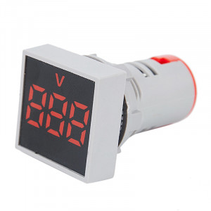 Digitalni Panelni Voltmetar AC 60-500V 22mm Kvadratni Crveni