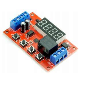 Digitalni Vremenski Relej Tajmer 12V - Programabilni Modul sa LED Displejom - Img 2