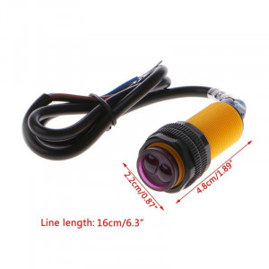 E18-D80NK Infracrveni Fotoelektrični Senzor za Izbegavanje Prepreka (3-80cm) 5V NPN - Img 2