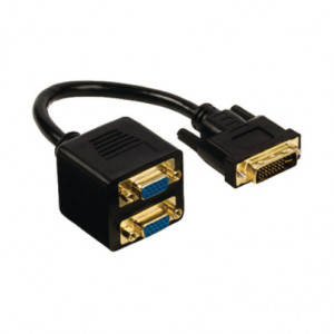 Kabl adapter DVI M-2xVGA F