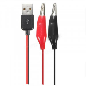 Kabl adapter USB2.0 A M-2xkrokodil štipaljka - Img 5