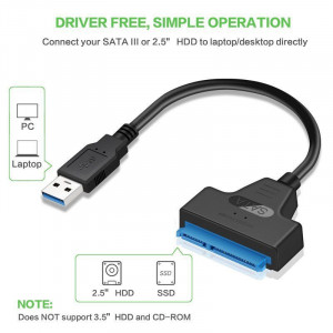 Kabl adapter USB3.0-Sata 22 pina - Img 2
