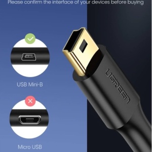 Kabl USB2.0 A M-USB mini 5P M 0.25m - Img 3