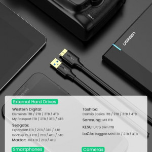 Kabl USB3.0 A muški-mikro USB3.0 B muški 1.0m - Img 3