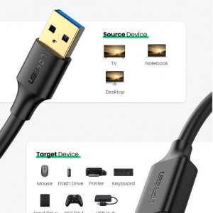 Kabl USB3.0 A muški-USB3.0 A ženski gold 2.0m - Img 4