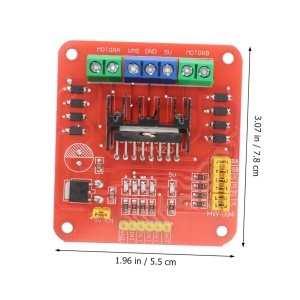 L298N Dual H-Bridge Modul Drajver za DC i Step Motore (HW-094) - Img 3