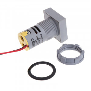 LED ampermetar 0-100A 22mm žuti AD101-22AMS - Img 4