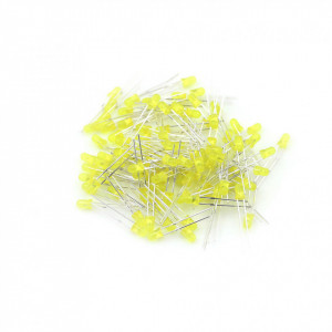 LED dioda 3mm žuta difuzna - Img 1
