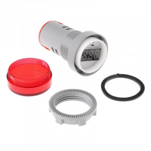 LED frekvencmetar 20-75Hz 22mm crveni - Img 4