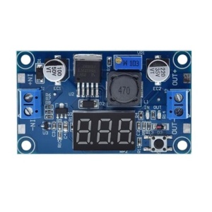 LM2596 DC-DC step-down konvertor napona sa displejom (4V-40V do 1.25V-37V 3A) - Img 3