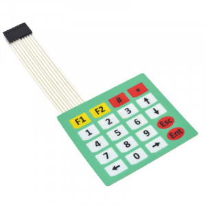 Matrična membranska tastatura 20 tastera (4x5) sa strelicama - za Arduino - Img 3