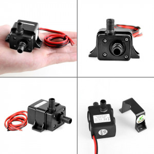 Mini potapajuća pumpa za Vodu 12V (240 L/h) Bez Četkica - za Akvarijume i Navodnjavanje - Img 4