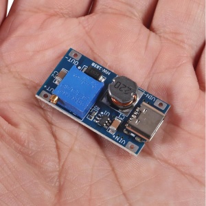 MT3608 DC-DC Step-Up Pretvarač Napona sa USB-C 2A (5V-28V) - Podesivi Boost Modul - Img 6