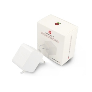 Oficijelno Napajanje za Raspberry Pi 5 USB-C 27W 5A - Belo - Img 4