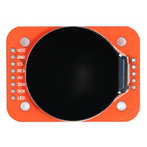Okrugli TFT LCD Displej 1.28" 240x240 GC9A01 SPI sa Čitačem SD Kartica (TF slotom) - za Arduino / ESP32 - Img 2