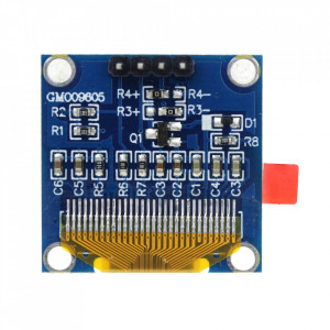 OLED Displej 0.96" 128x64 I2C Žuto-Plavi SSD1306 za Arduino - Img 9