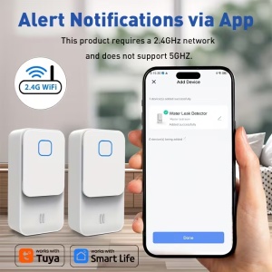 Pametni WiFi Senzor Curenja Vode i Poplave Tuya / Smart Life sa Sirenom - Img 4