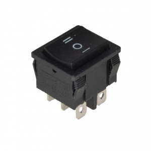Prekidač 22x19mm 2xon-off-on 6A 250VAC - Img 1