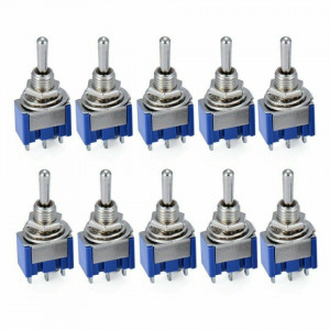 Preklopni Prekidač ON-OFF-ON 3 Pina MTS-103 SPDT 3A/250V - Toggle Switch - Img 4