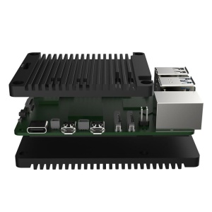RaspberryPi 5 kućište metalno (open) crno EDATEC - Img 2