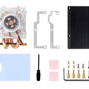 RaspberryPi 5 Low-Profile ICE Tower CPU Cooling Fan sa RGB LED osvetljenjem - Img 6