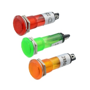 Signalna lampica XD10-1 Žuta 220V 10mm (Tinjalica)