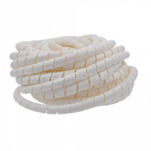 Spiralni bužir 8mm beli