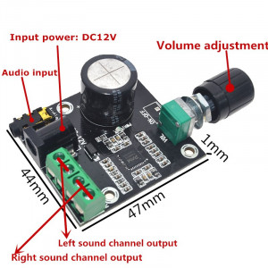 Stereo audio pojačalo 2x15W - Img 1