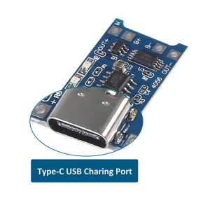 TP4056 Punjač Litijumskih Baterija 1A USB-C sa Zaštitom - Img 4