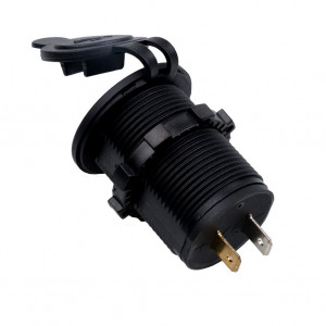 Ugradni Dupli USB Punjač za Auto, Motor i Čamce12V / 24V – Vodootporni - Img 3