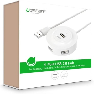 USB hub USB2.0 A M-4xUSB2.0 A F 480Mbps 1.0m beli - Img 7